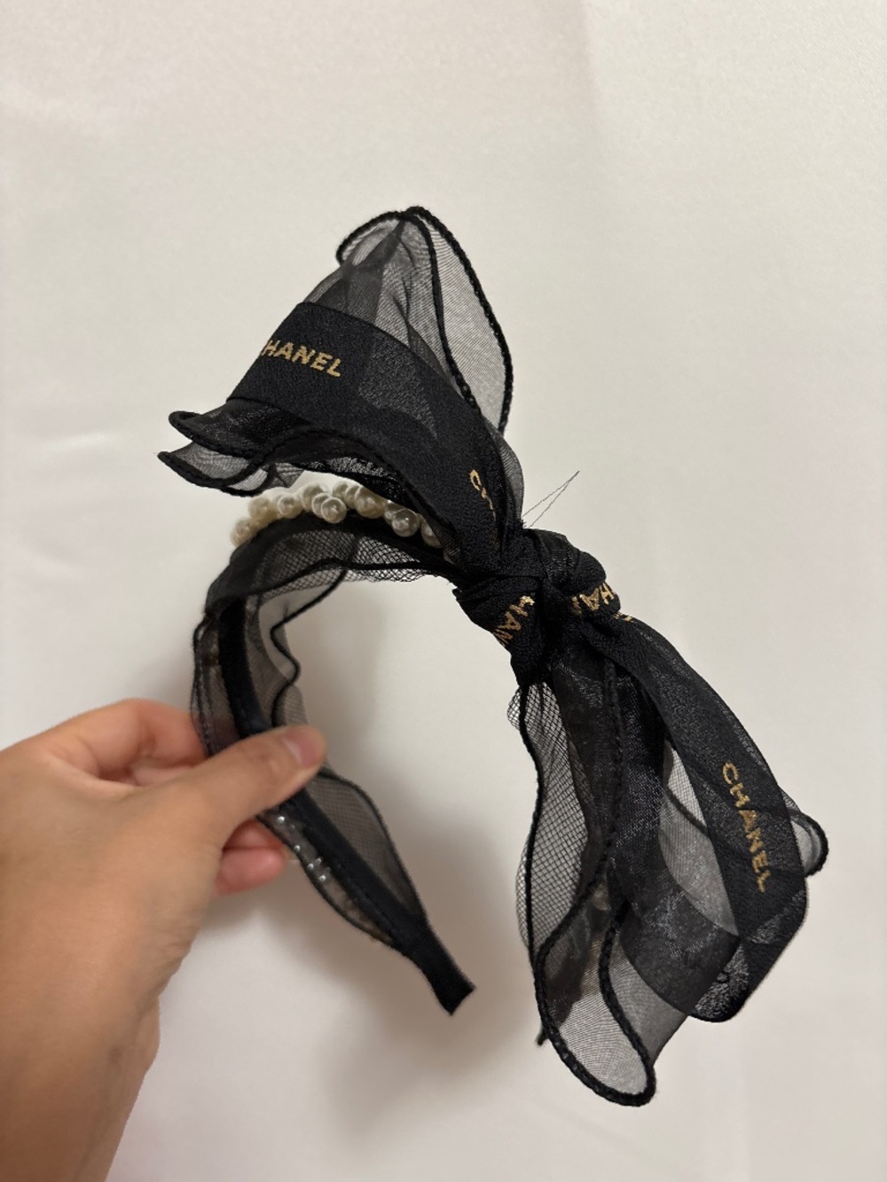 Chanel Ribbon Headband